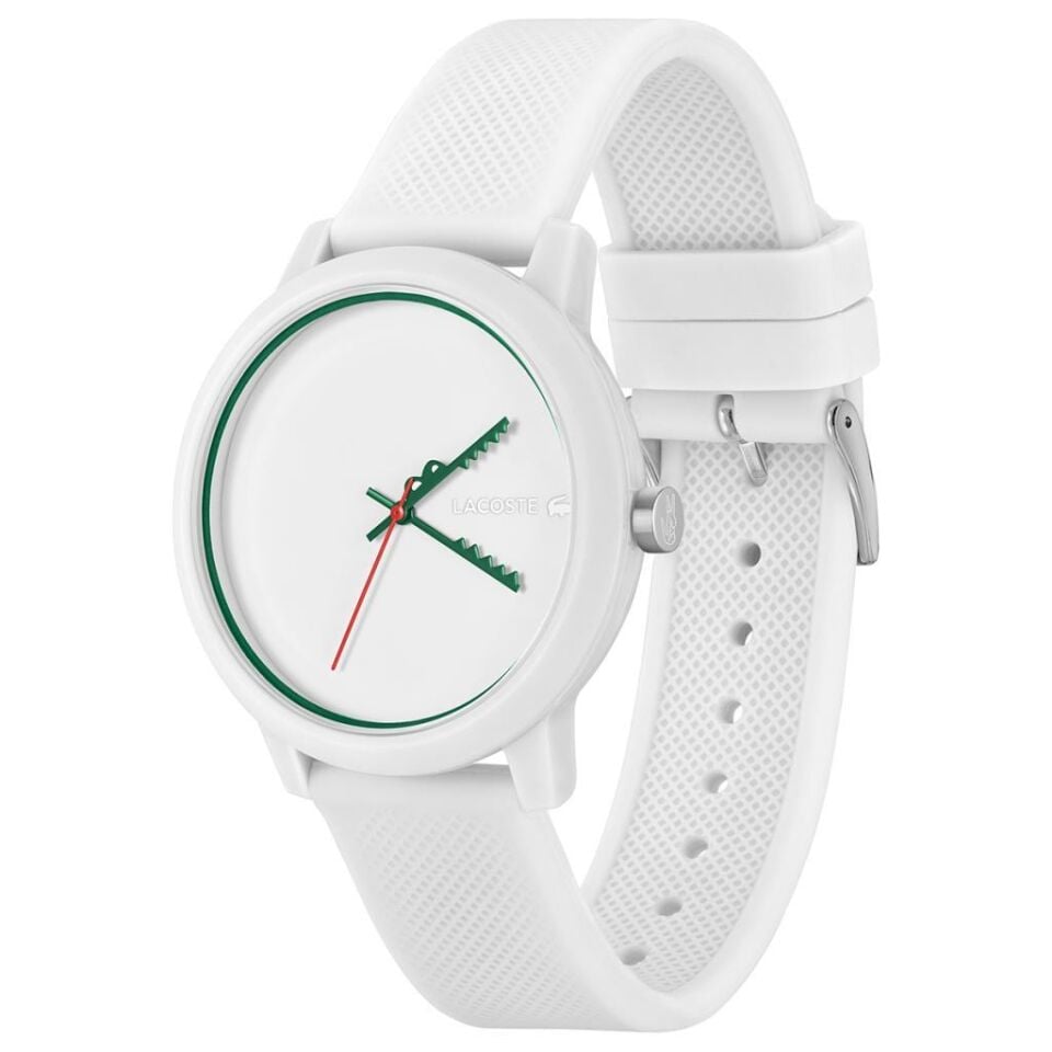 Lacoste 2011308 Quartz Silikon Beyaz 42 mm Erkek Kol Saati