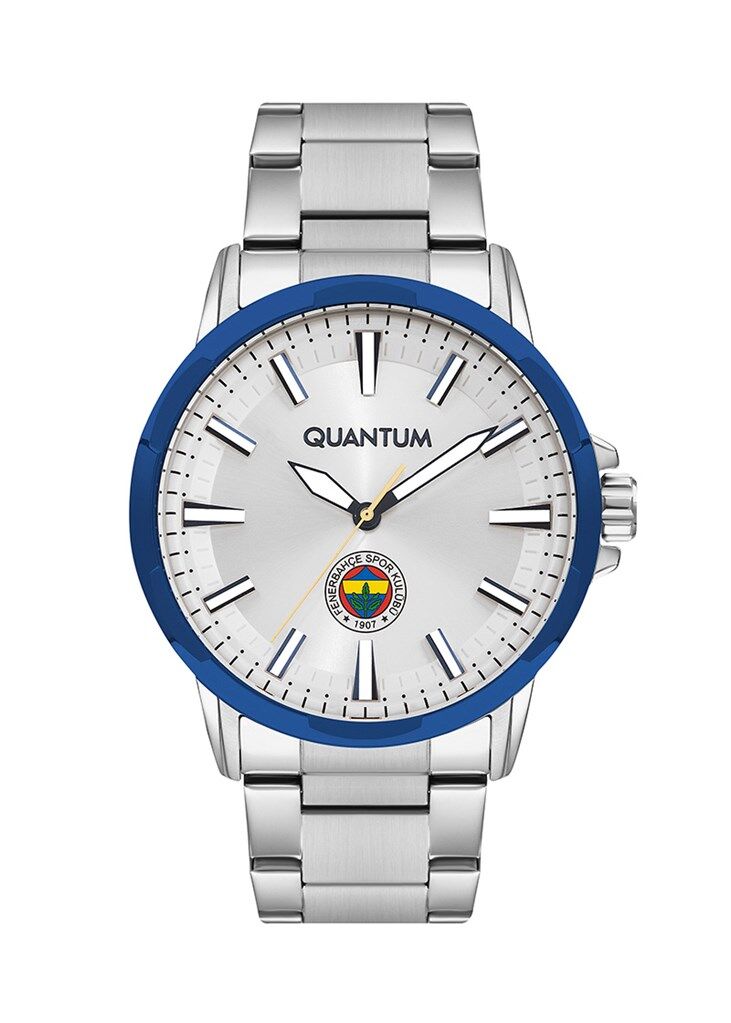 Quantum F1069.330 Quartz Çelik Gri 45 mm Fenerbahçe Taraftar Kol Saati