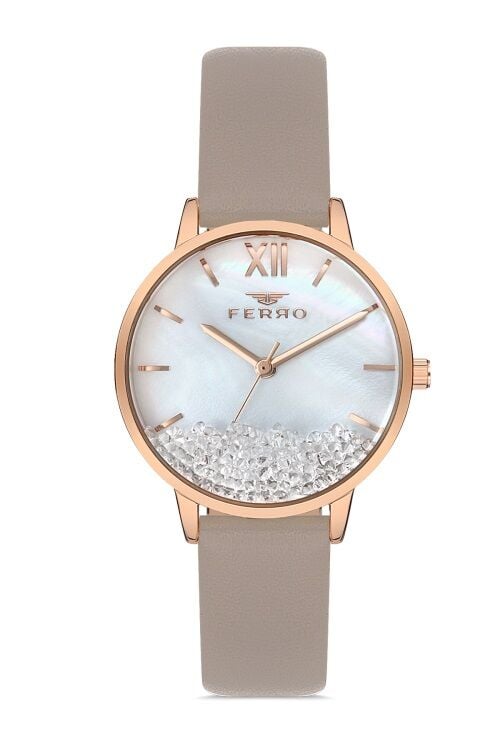 Ferro Pudra Deri Kordon Kadın Kol Saati F21934B-S2
