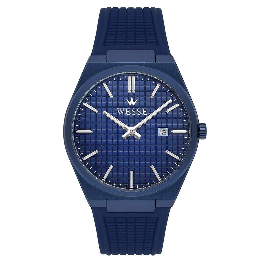 Wesse WWG210209 Quartz Silikon Lacivert 45 mm Erkek Kol Saati