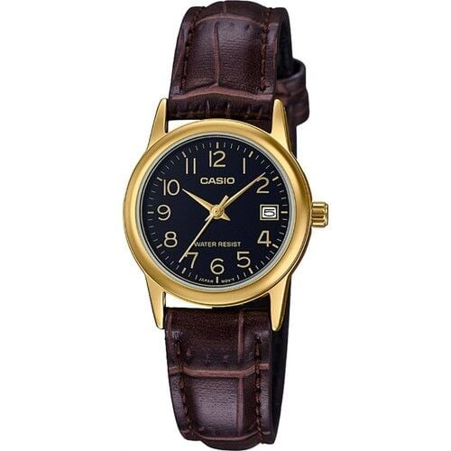 Casio LTP-V002GL-1BUDF Quartz Deri Kahverengi 25 mm Kadın Kol Saati