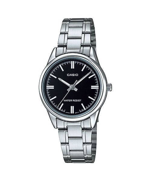 Casio LTP-V005D-1AUDF Quartz Çelik Gri Siyah Kadran 28 mm Kadın Kol Saati