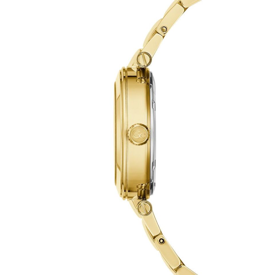 Gc GCY93006L9MF 30 mm Altn Renk Çelik Kordon Kadın Kol Saati
