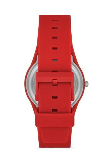 Ferro F11341D-ZM Silikon Kırmızı 39 mm Erkek Kol Saati