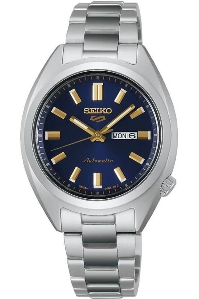Seiko 5 SRE021K Otomatik Çelik Gri Lacivert Kadran 10 ATM 32 mm Kadın Kol Saati