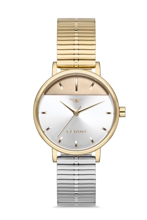 Ferro Gumus Celik Kordon Kadın Kol Saati F21043A-1068-D