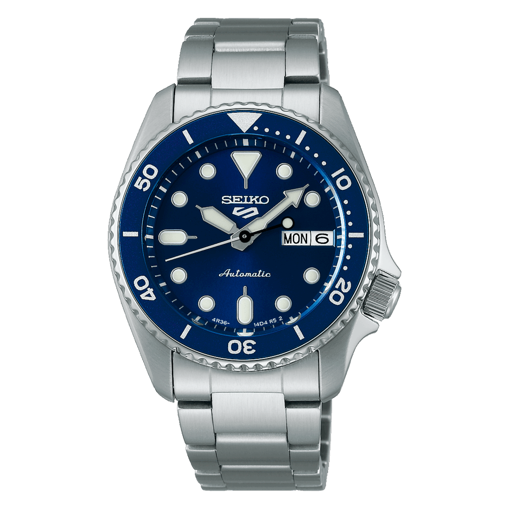 Seiko SRPL77K Kurmalı Otomatik Çelik Gri Lacivert Kadran 10 ATM 38 mm Erkek Kol Saati