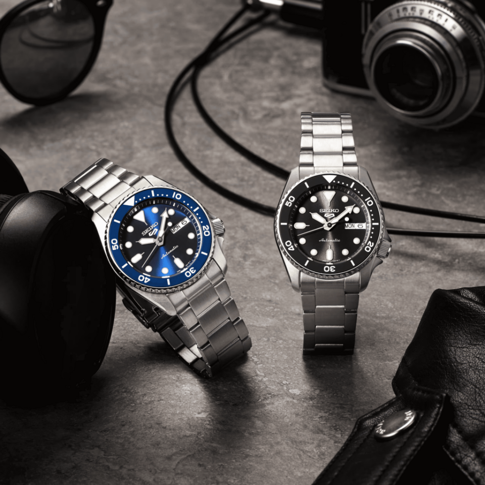 Seiko SRPL77K Kurmalı Otomatik Çelik Gri Lacivert Kadran 10 ATM 38 mm Erkek Kol Saati