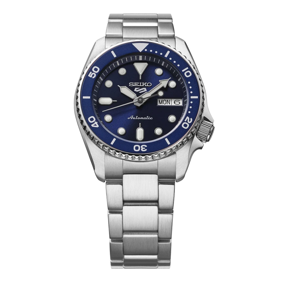 Seiko SRPL77K Kurmalı Otomatik Çelik Gri Lacivert Kadran 10 ATM 38 mm Erkek Kol Saati