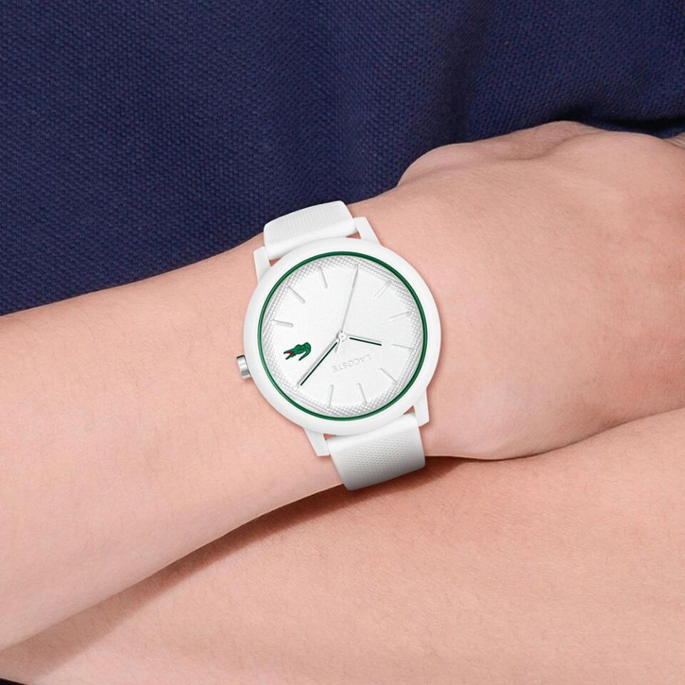 Lacoste 2011169 42 mm  Beyaz Erkek Kol Saati