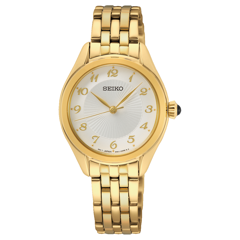Seiko SUR384P Quartz Çelik Altın Rengi 29 mm Kadın Kol Saati