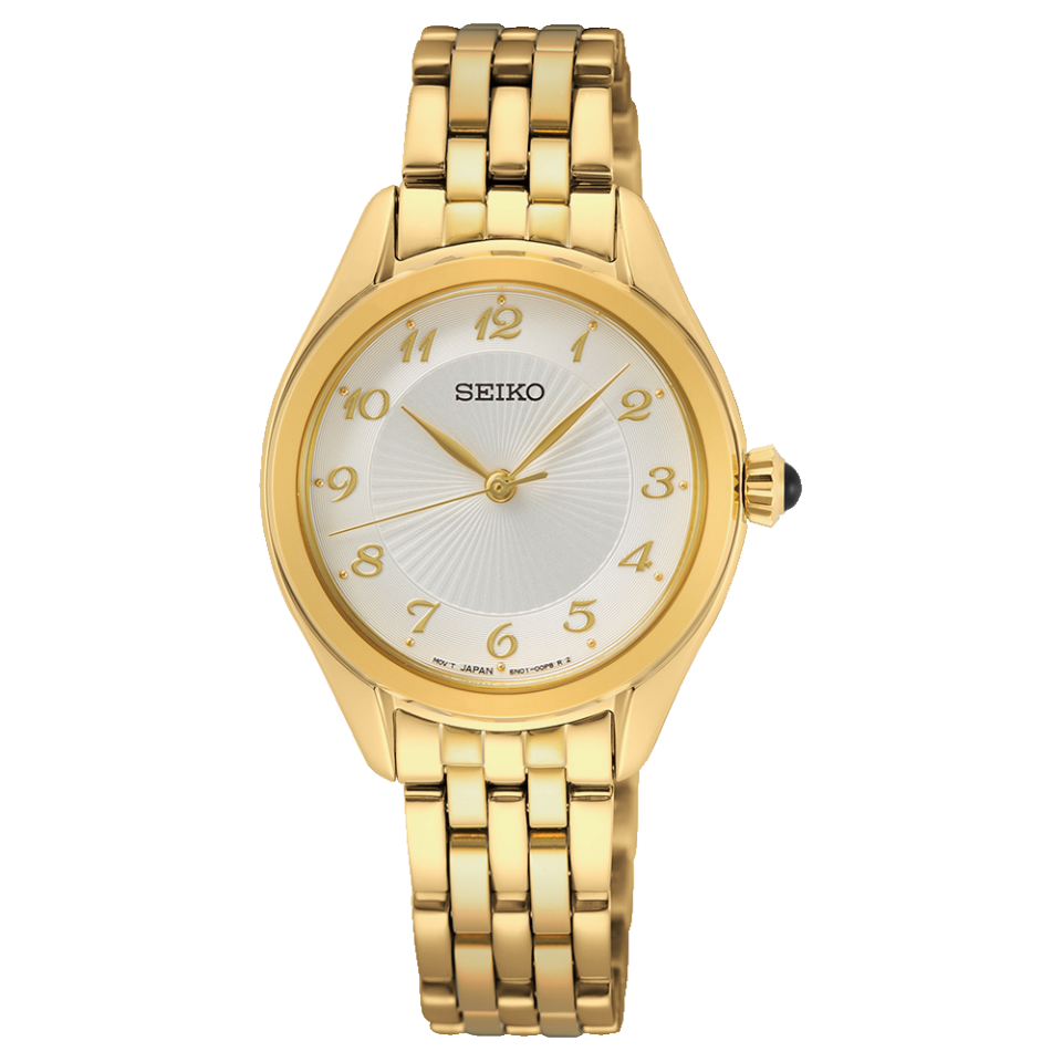 Seiko SUR384P Quartz Çelik Altın Rengi 29 mm Kadın Kol Saati