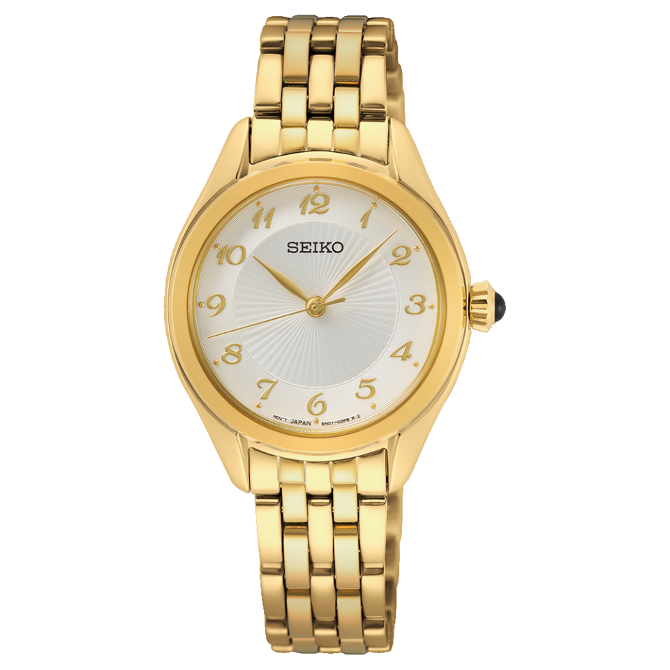 Seiko SUR384P Quartz Çelik Altın Rengi 29 mm Kadın Kol Saati