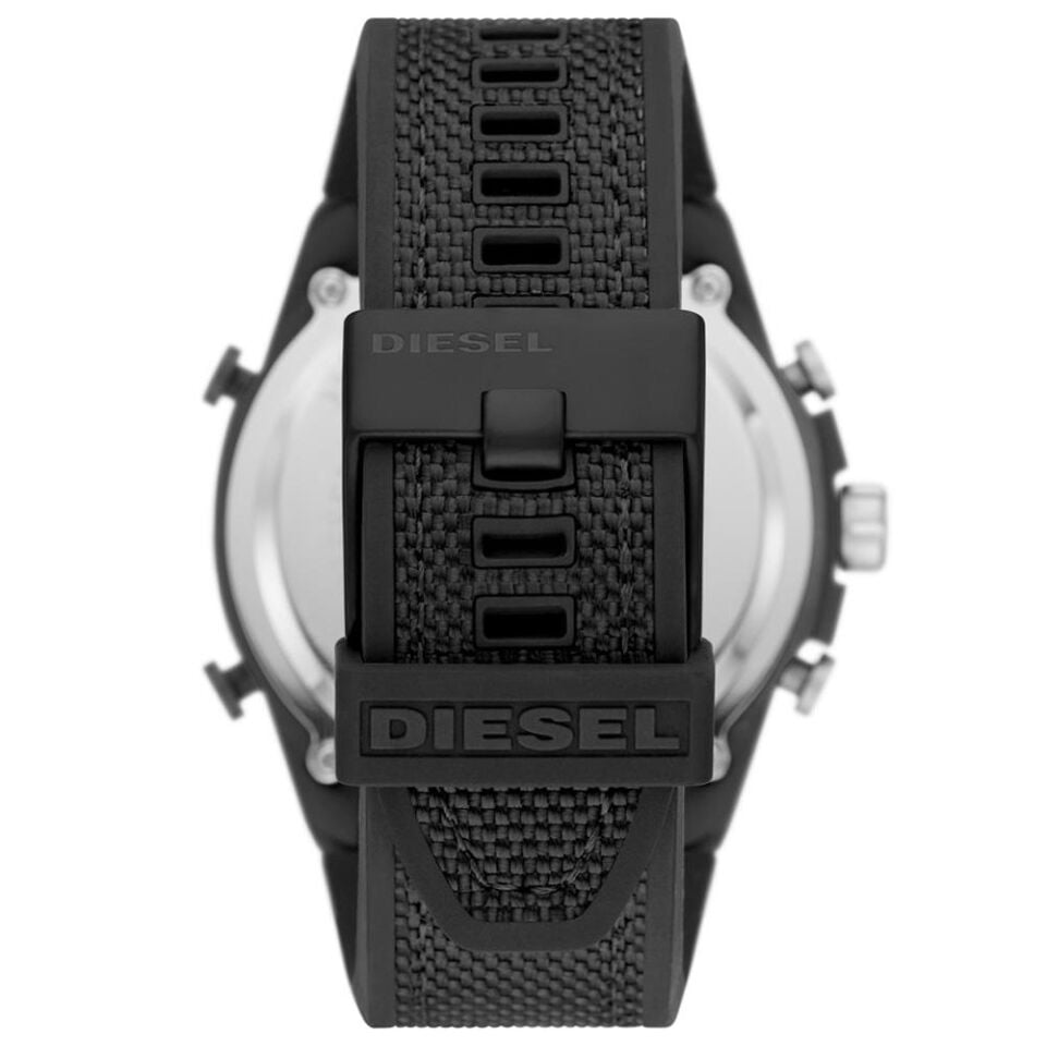 Diesel DZ4552 51 mm Siyah Silikon Kordonlu Erkek Kol Saati