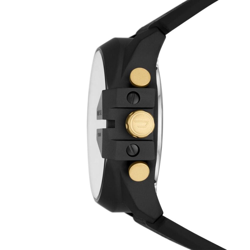 Diesel DZ4552 51 mm Siyah Silikon Kordonlu Erkek Kol Saati