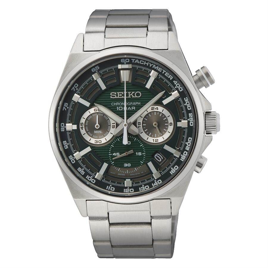 Seiko SSB405P 41 mm Gri Kronolu Çelik Erkek Kol Saati