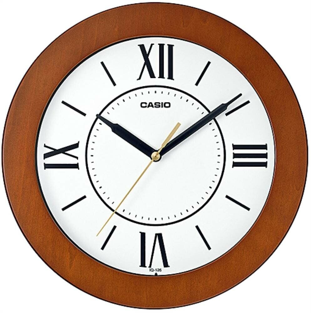 Casio IQ-126-5BDF Kahve 260 mm Duvar Saati