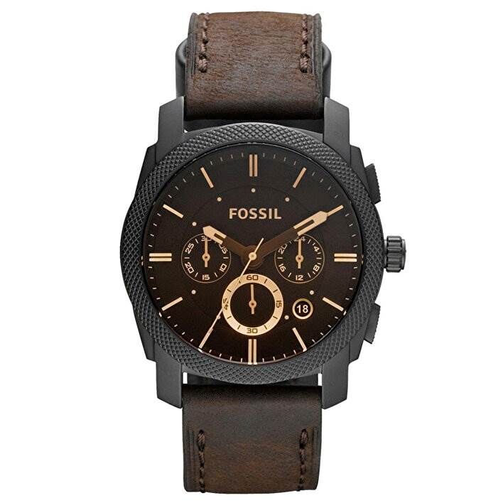 Fossil FS4656 Quartz Deri Kahverengi 42 mm Erkek Kol Saati
