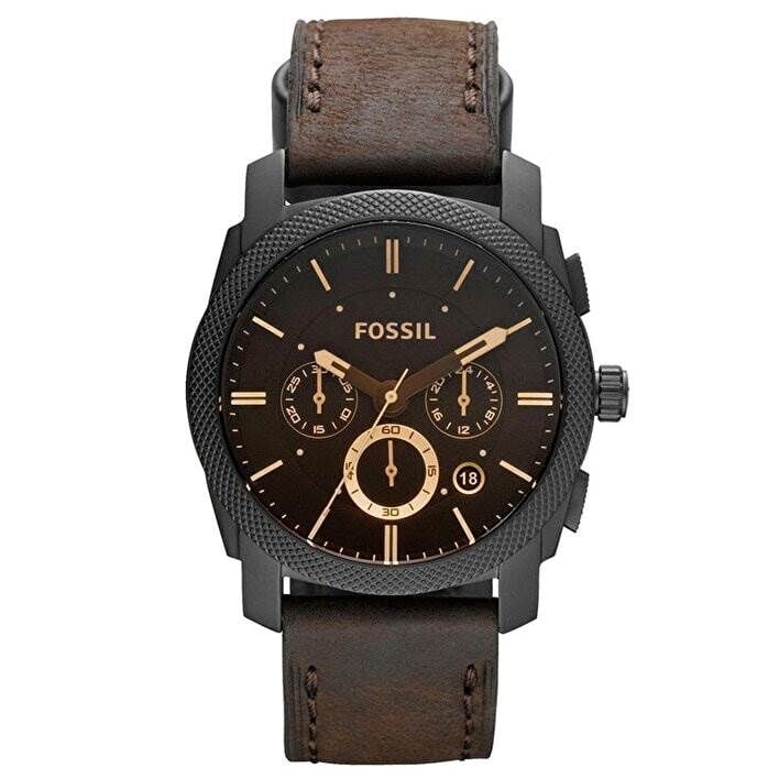 Fossil FS4656 Quartz Deri Kahverengi 42 mm Erkek Kol Saati