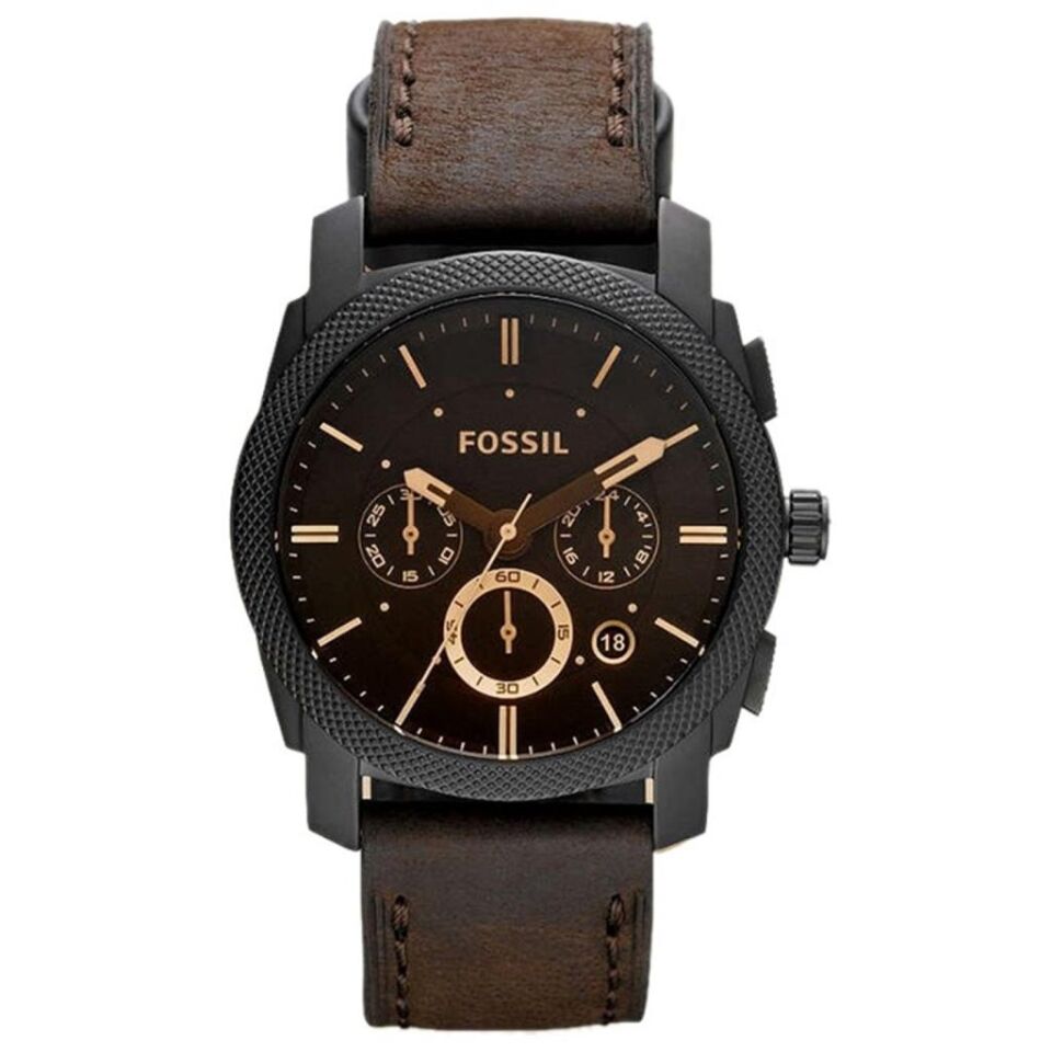 Fossil FFS4656IE Quartz Deri Kahverengi 42 mm Erkek Kol Saati