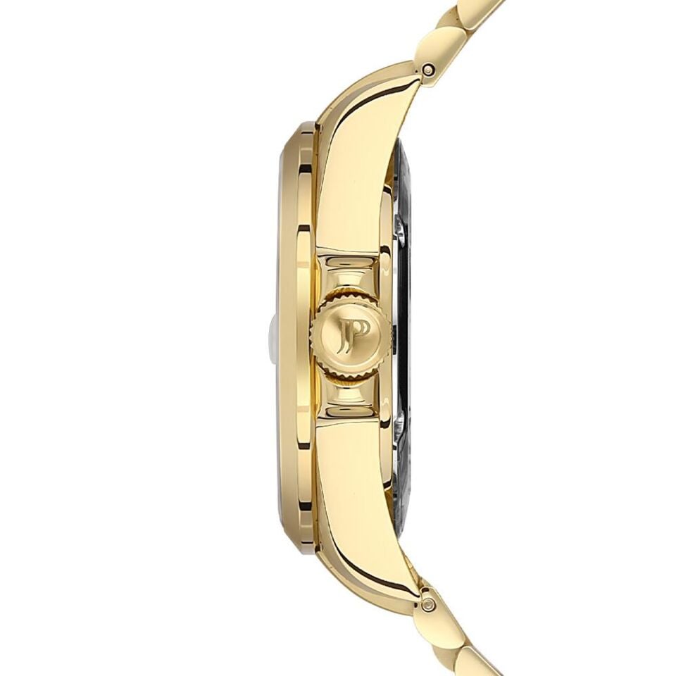 Jacques Philippe JPQGS332314 Swiss Made Safir Cam 41 mm Altın Rengi Erkek Kol Saati