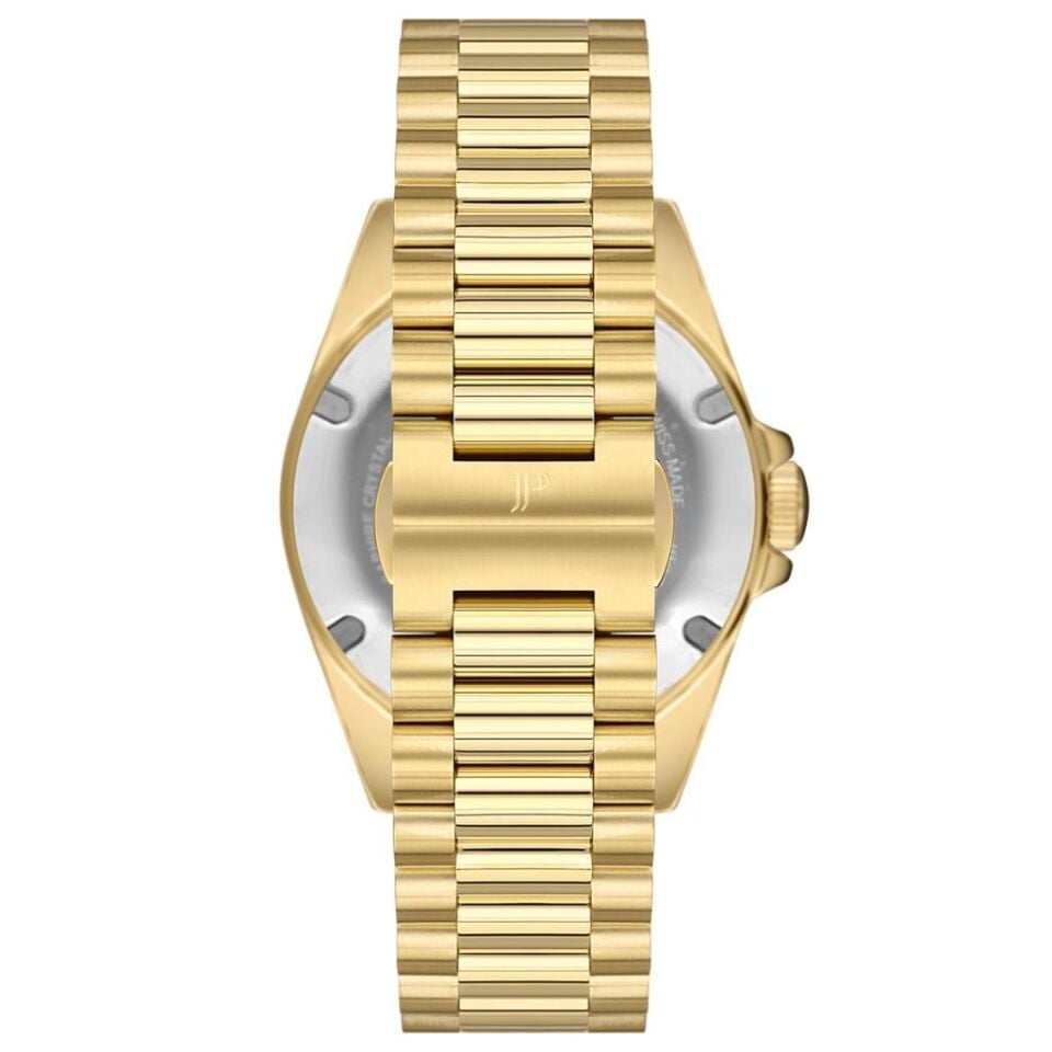 Jacques Philippe JPQGS332314 Swiss Made Safir Cam 41 mm Altın Rengi Erkek Kol Saati