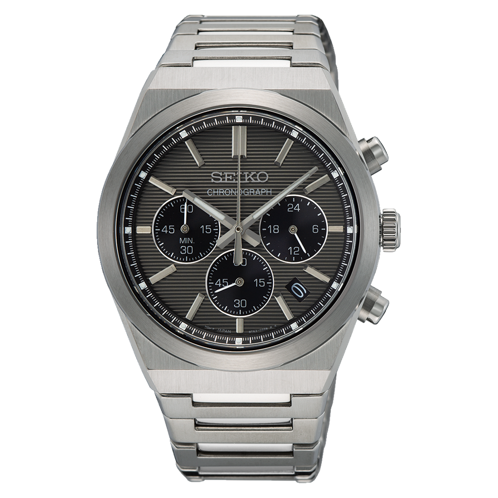 Seiko SSB455P1 Quartz Çelik Gri Safir 10 ATM 40 mm Erkek Kol Saati