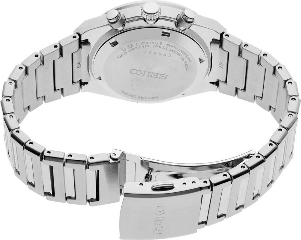 Seiko SSB455P1 Quartz Çelik Gri Safir 10 ATM 40 mm Erkek Kol Saati
