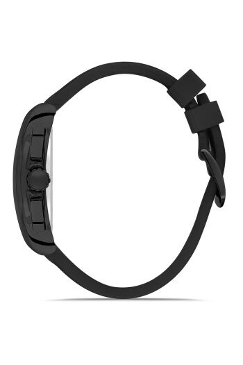 Ferro Siyah Silikon Kordon Erkek Kol Saati FM11444D-G Fonksiyonları Aktif 3ATM Su Geçirmez