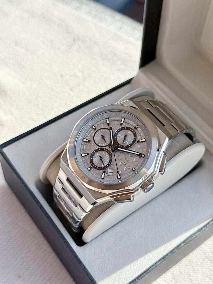 Ferro FM43024A-A4 Quartz Çelik Gri 43 mm Tüm Fonksiyonlar Aktif Erkek Kol Saati