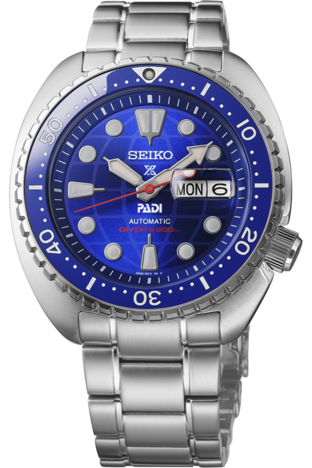 Seiko HBB002K1 Otomatik Çelik Gri Safir 20 ATM 45 mm Erkek Kol Saati
