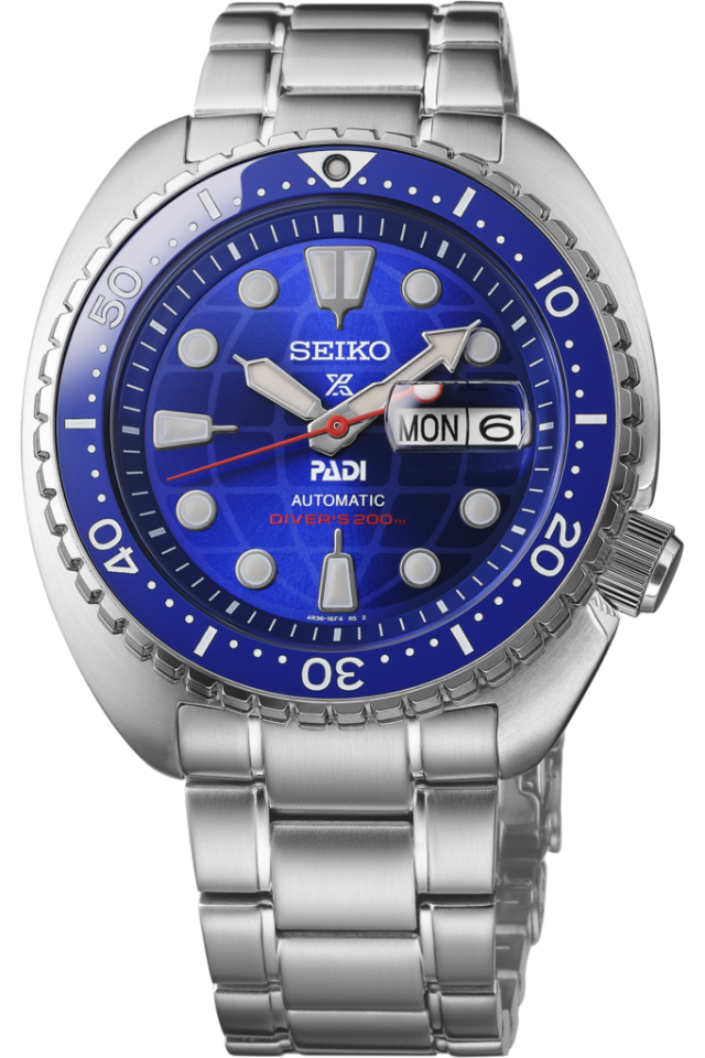 Seiko HBB002K1 Otomatik Çelik Gri Safir 20 ATM 45 mm Erkek Kol Saati