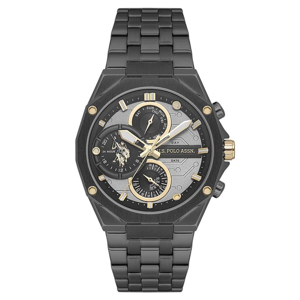 U.s. Polo Assn. USPA1121-05 Quartz Çelik Siyah Erkek Kol Saati