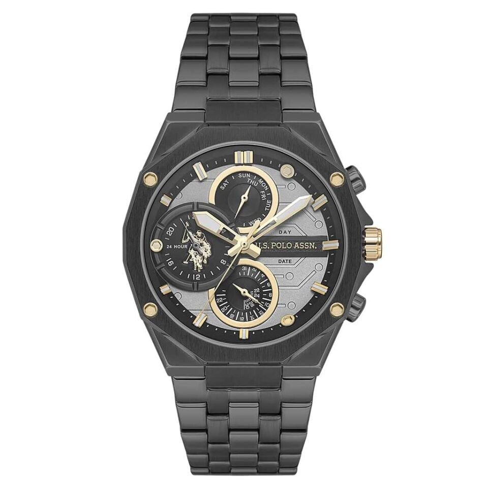 U.s. Polo Assn. USPA1121-05 Quartz Çelik Siyah Erkek Kol Saati