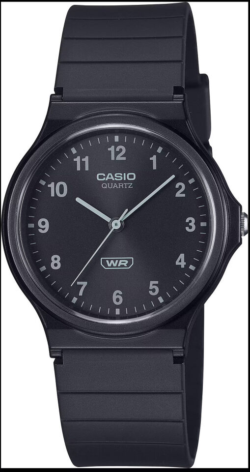 Casio MQ-24B-1BDF Quartz Silikon Siyah 34 mm Kadın Kol Saati