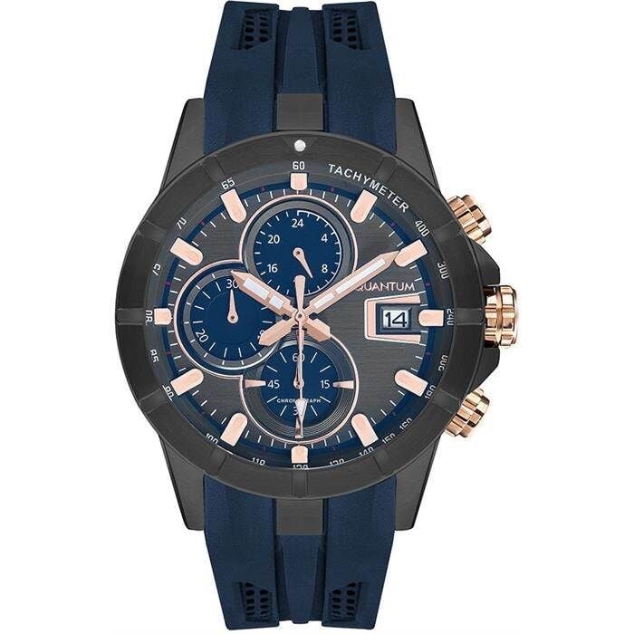 Quantum HNG893.069 45 mm Lacivert Erkek Kol Saati