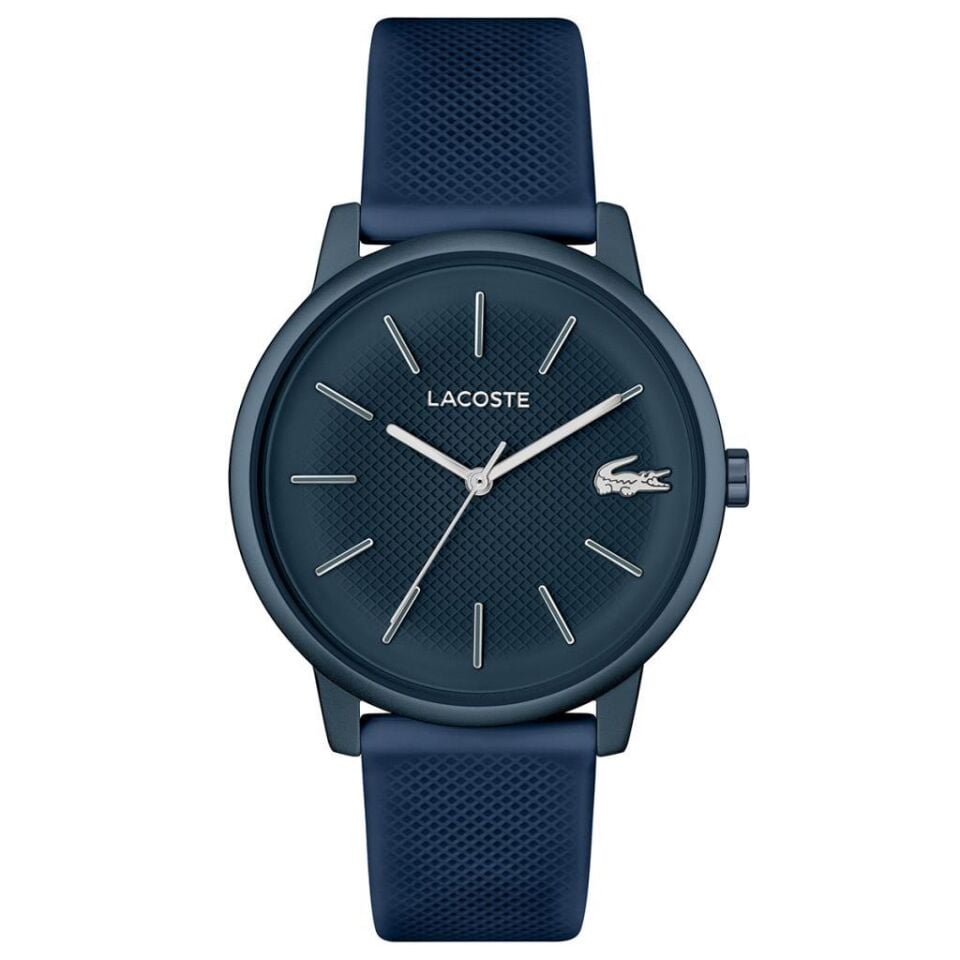 Lacoste 2011241 42 mm Silikon Mavi Erkek Kol Saati