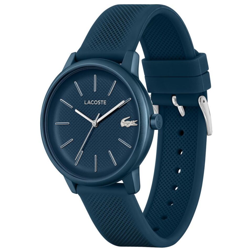 Lacoste 2011241 42 mm Silikon Mavi Erkek Kol Saati