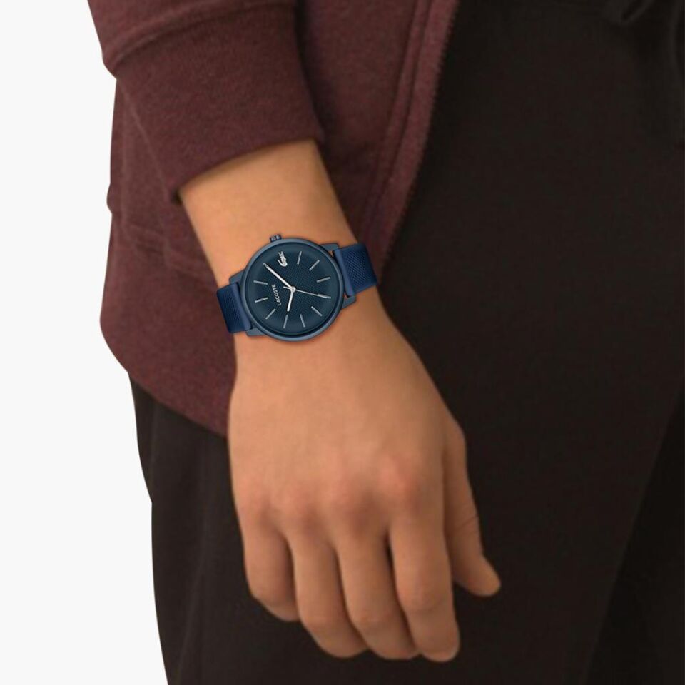 Lacoste 2011241 42 mm Silikon Mavi Erkek Kol Saati