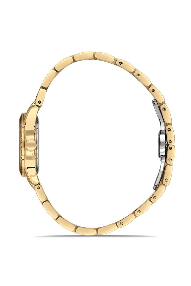 Ferro FL43030A-B Quartz Çelik Altın Rengi 26 mm Kadın Kol Saati