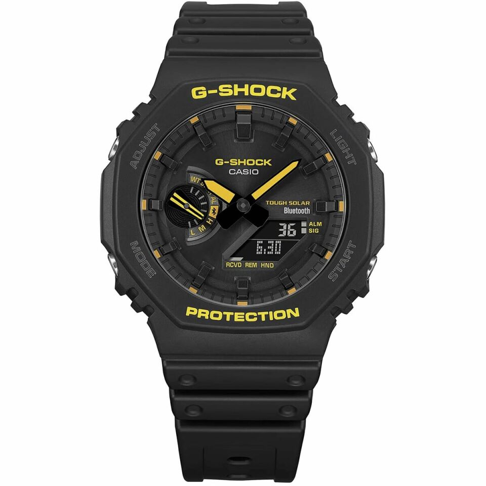 Casio GA-B2100CY-1ADR Quartz Silikon Siyah 20 ATM 46 mm Erkek Kol Saati