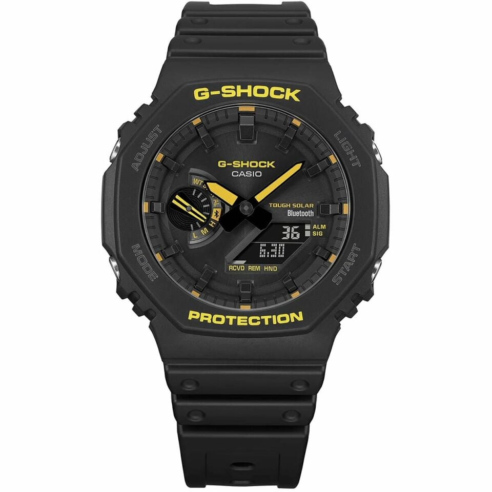 Casio GA-B2100CY-1ADR Quartz Silikon Siyah 20 ATM 46 mm Erkek Kol Saati