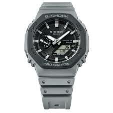 Casio GA-B2100LUU-8ADR Quartz Silikon Gri Siyah Kadran 20 ATM 46 mm Erkek Kol Saati