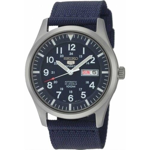 Seiko 5 SNZG11K1 Otomatik Nato Lacivert 10 ATM 42 mm Erkek Kol Saati