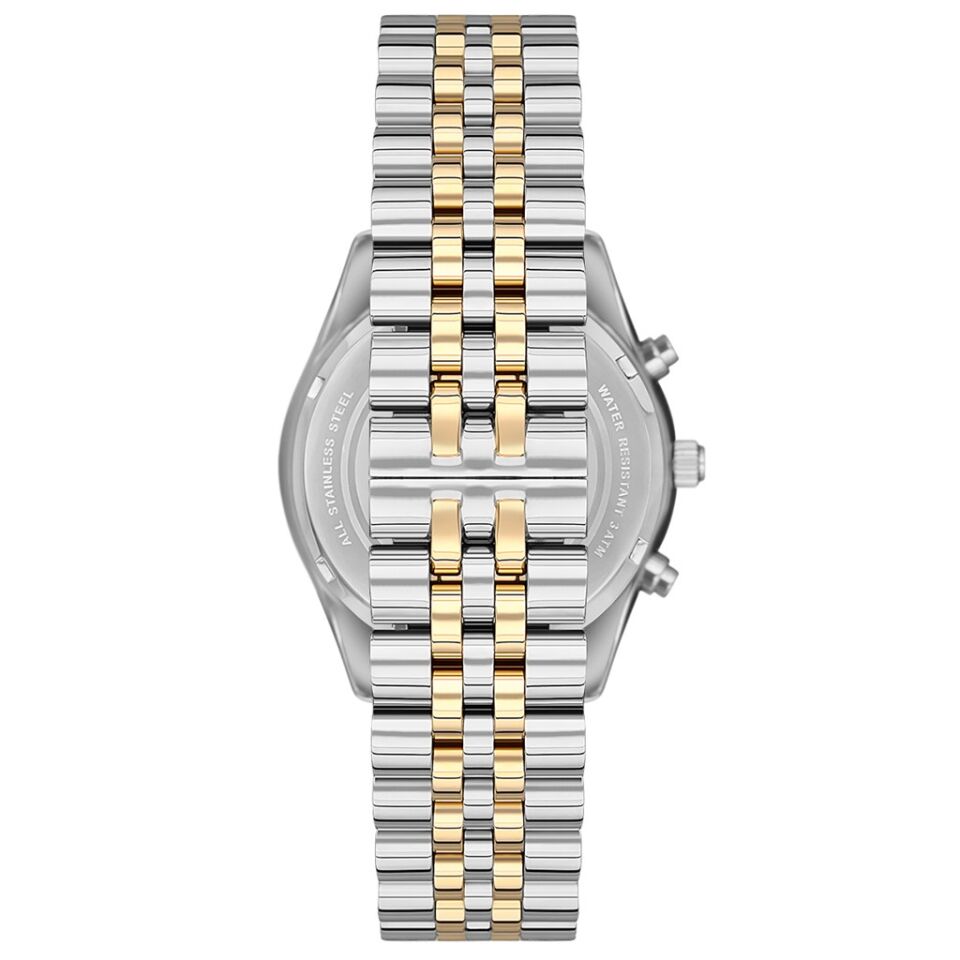 U.s. Polo Assn. USPA2040-08 Quartz Çelik Altın/Gri Yeşil Kadran 38 mm Kadın Kol Saati