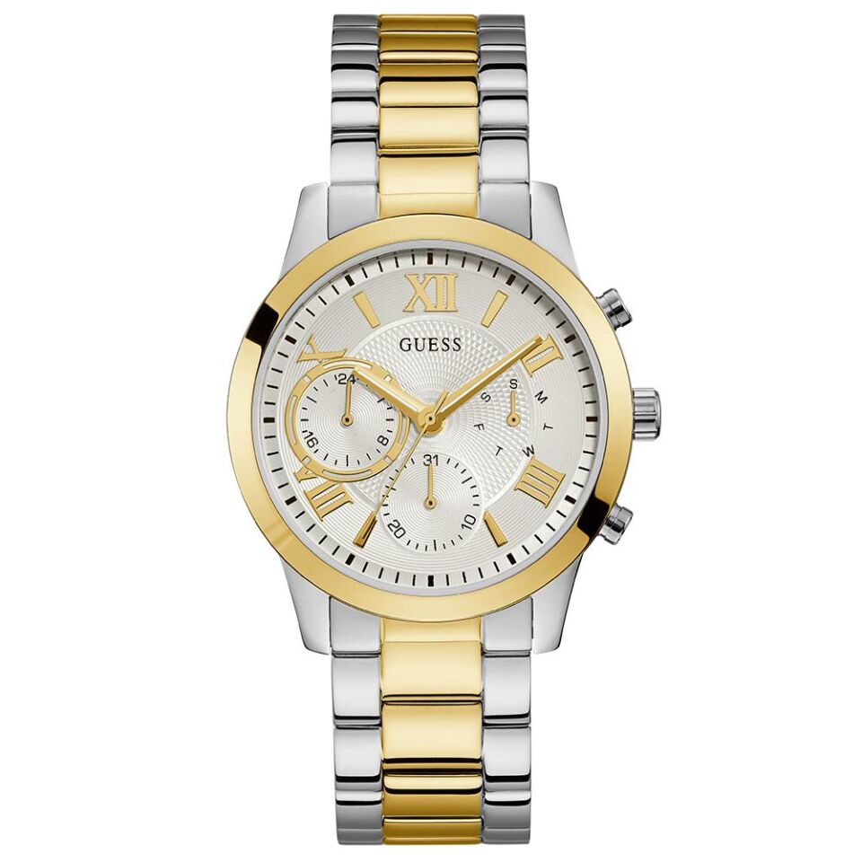 Guess GUW1070L8 40 mm Altın Rengi / Metalik Gri Çelik Kadın Kol Saati MvStime