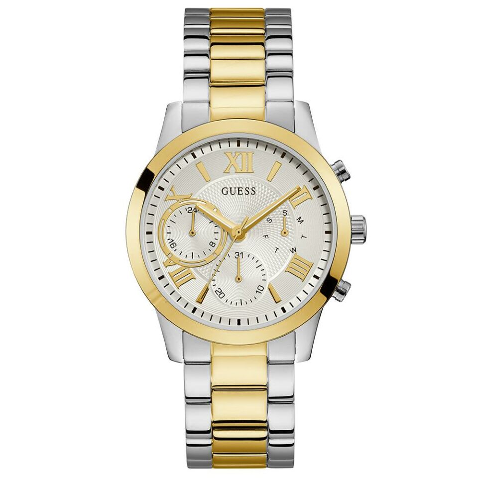 Guess GUW1070L8 40 mm Altın Rengi / Metalik Gri Çelik Kadın Kol Saati MvStime