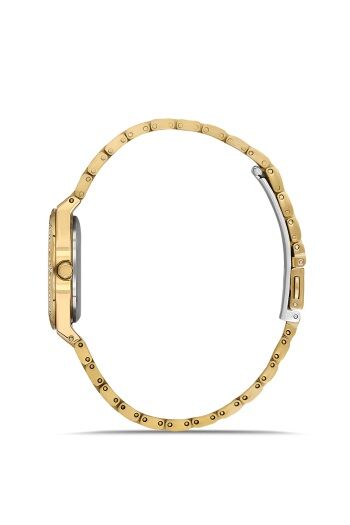 Ferro FL21518AWT-B Quartz Çelik Altın Rengi 30 mm Kadın Kol Saati