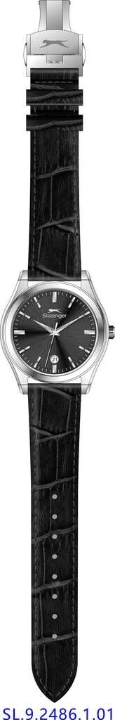 Slazenger SL.09.2486.1.01 Quartz Deri Siyah 41 mm Erkek Kol Saati