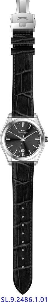 Slazenger SL.09.2486.1.01 Quartz Deri Siyah 41 mm Erkek Kol Saati